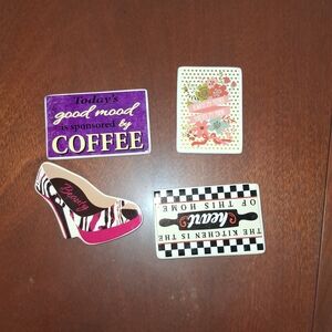 Source Unknown Colorful Kitchen Magnets Set